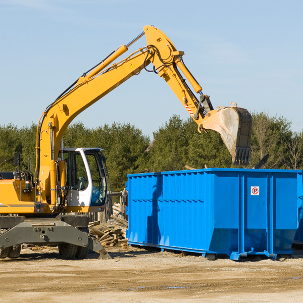 is there a minimum or maximum amount of waste i can put in a residential dumpster in Hudson NC